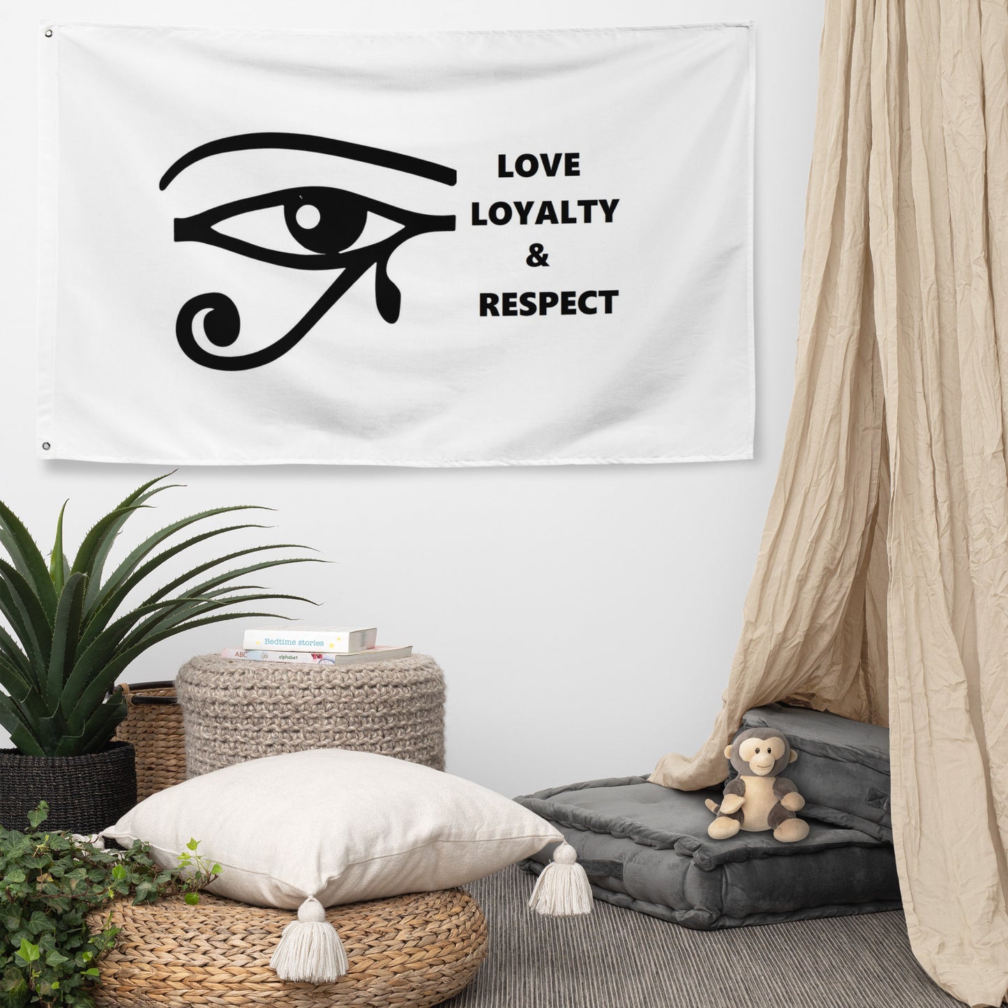 LOVE LOYALTY & RESCPECT Flag