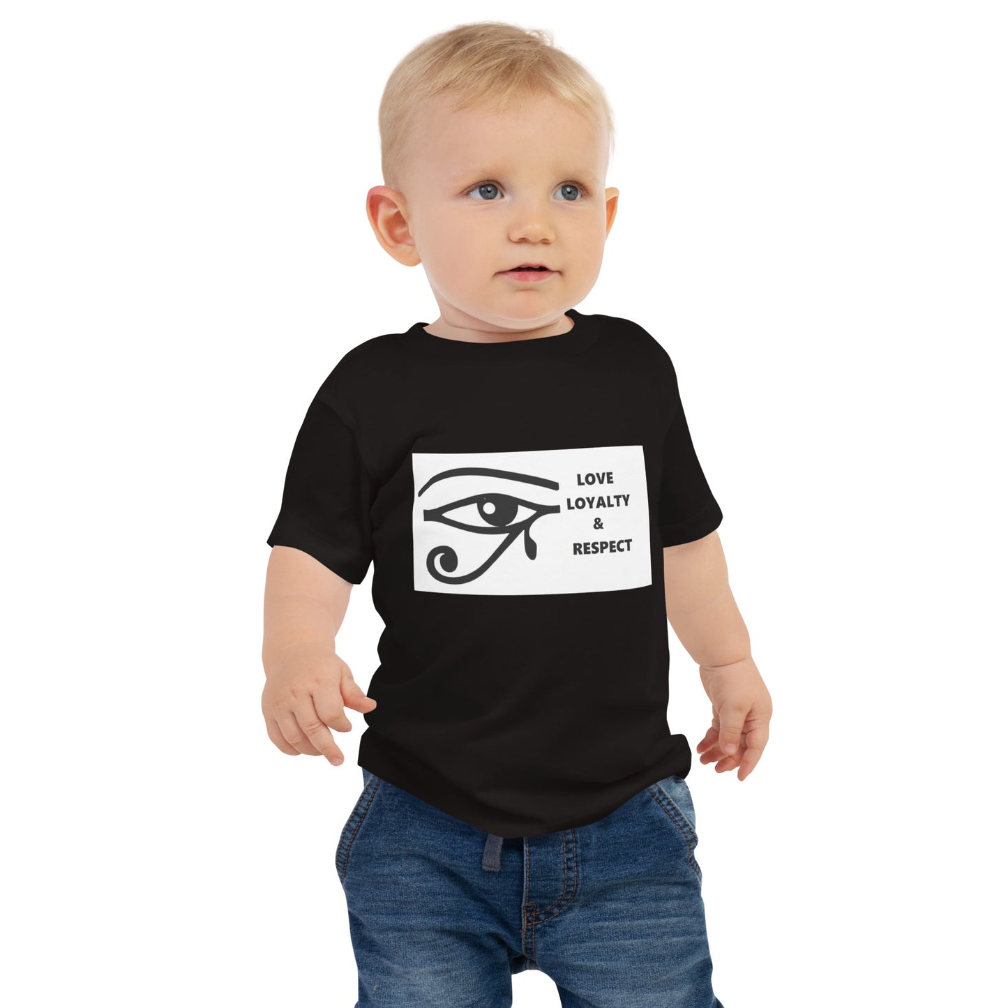 LOVE LOYALTY & RESPECT Premium Baby Jersey Short Sleeve Tee