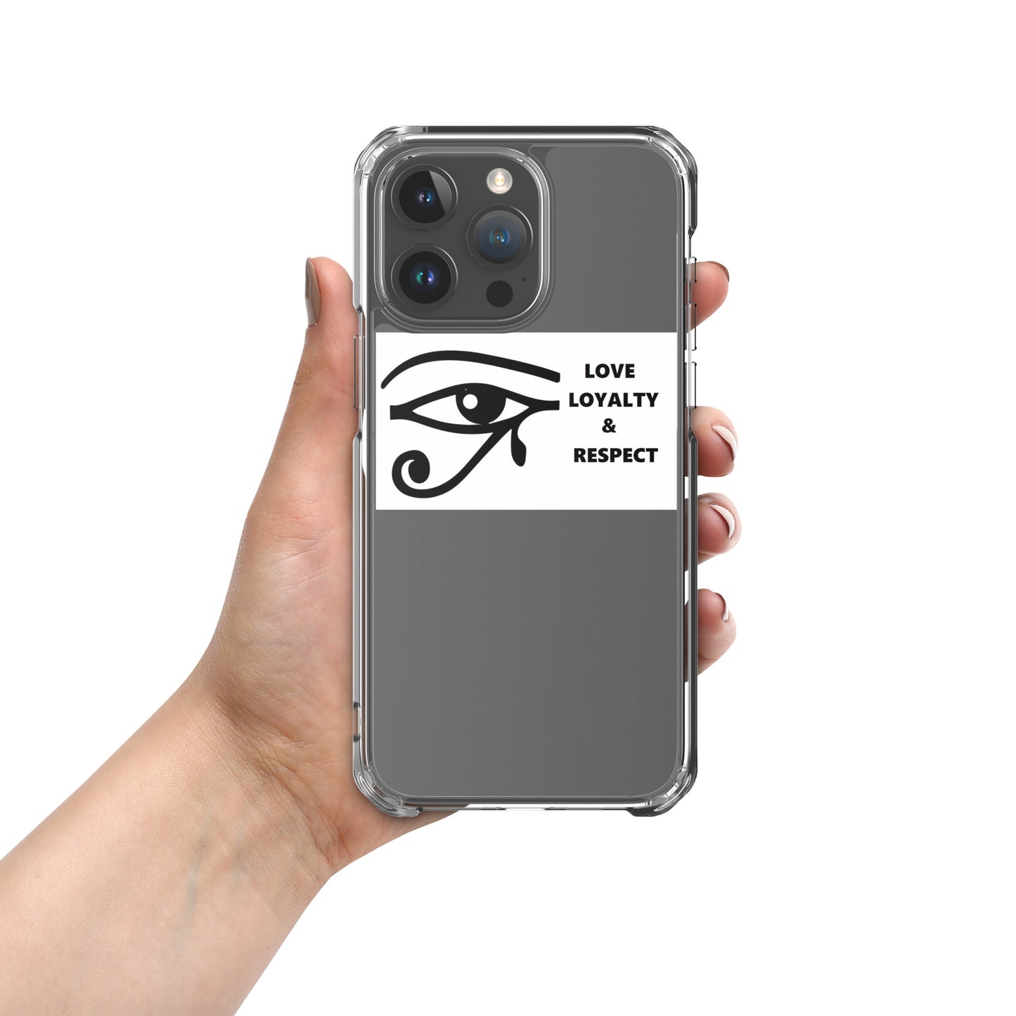 LOVE LOYALTY & RESPECT Clear Case for iPhone®