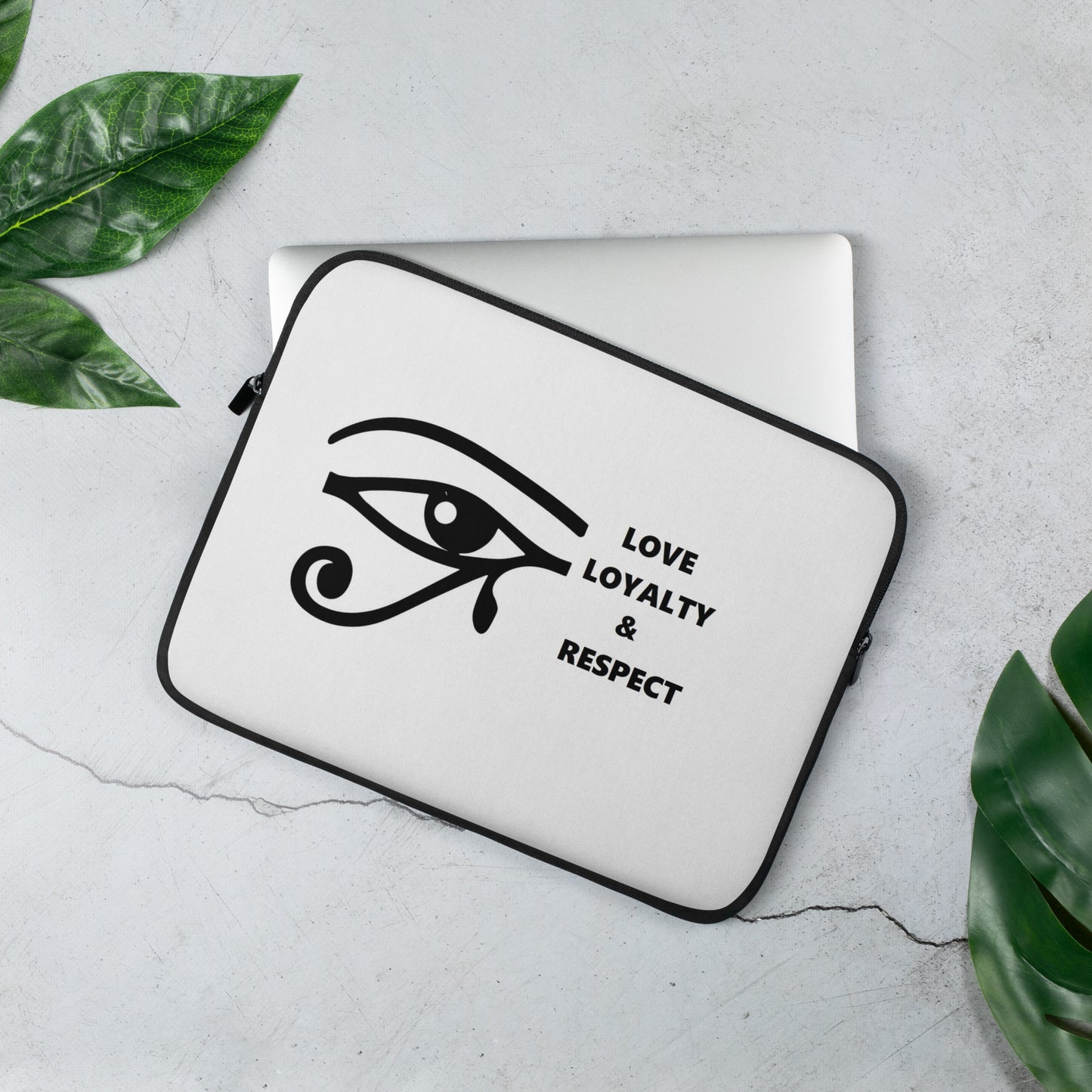 LOVE LOYALTY & RESPECT Laptop Sleeve