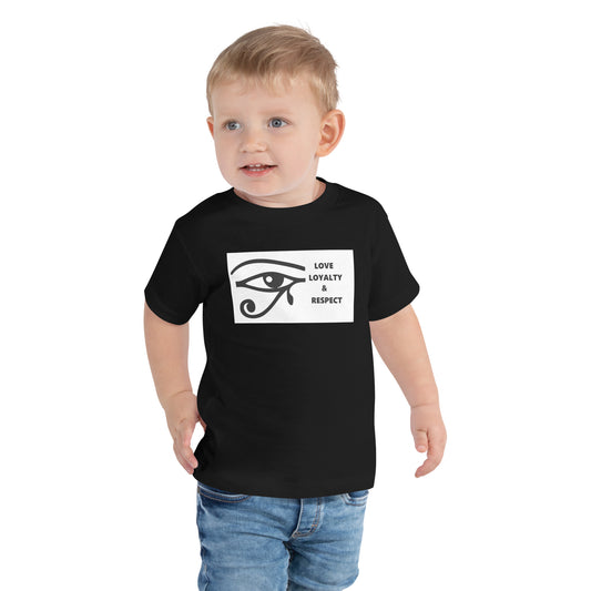 LOVE LOYALTY & RESPECT Premium Toddler Short Sleeve Tee