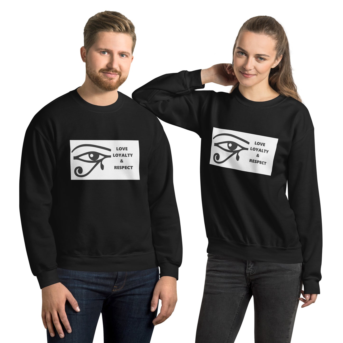 LOVE LOYALTY & RESPECT Premium Unisex Sweatshirt