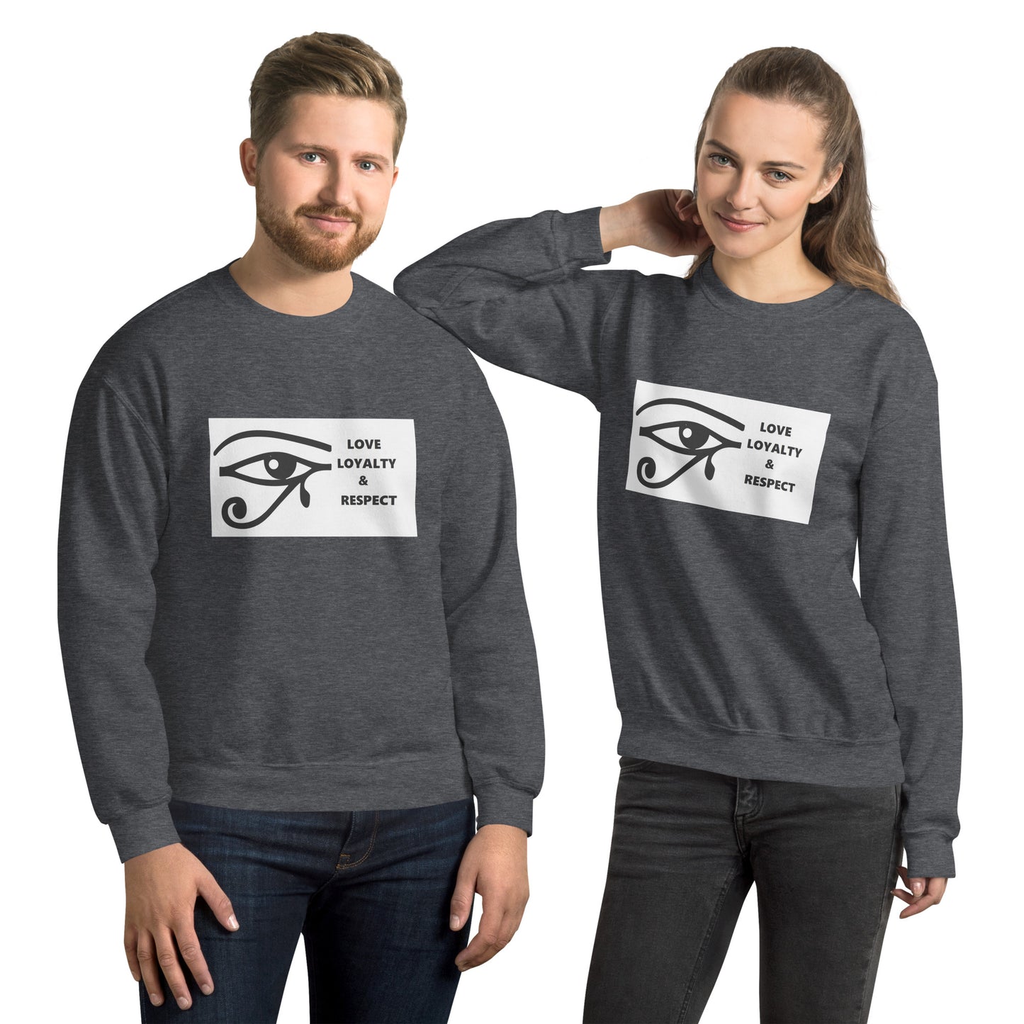 LOVE LOYALTY & RESPECT Premium Unisex Sweatshirt