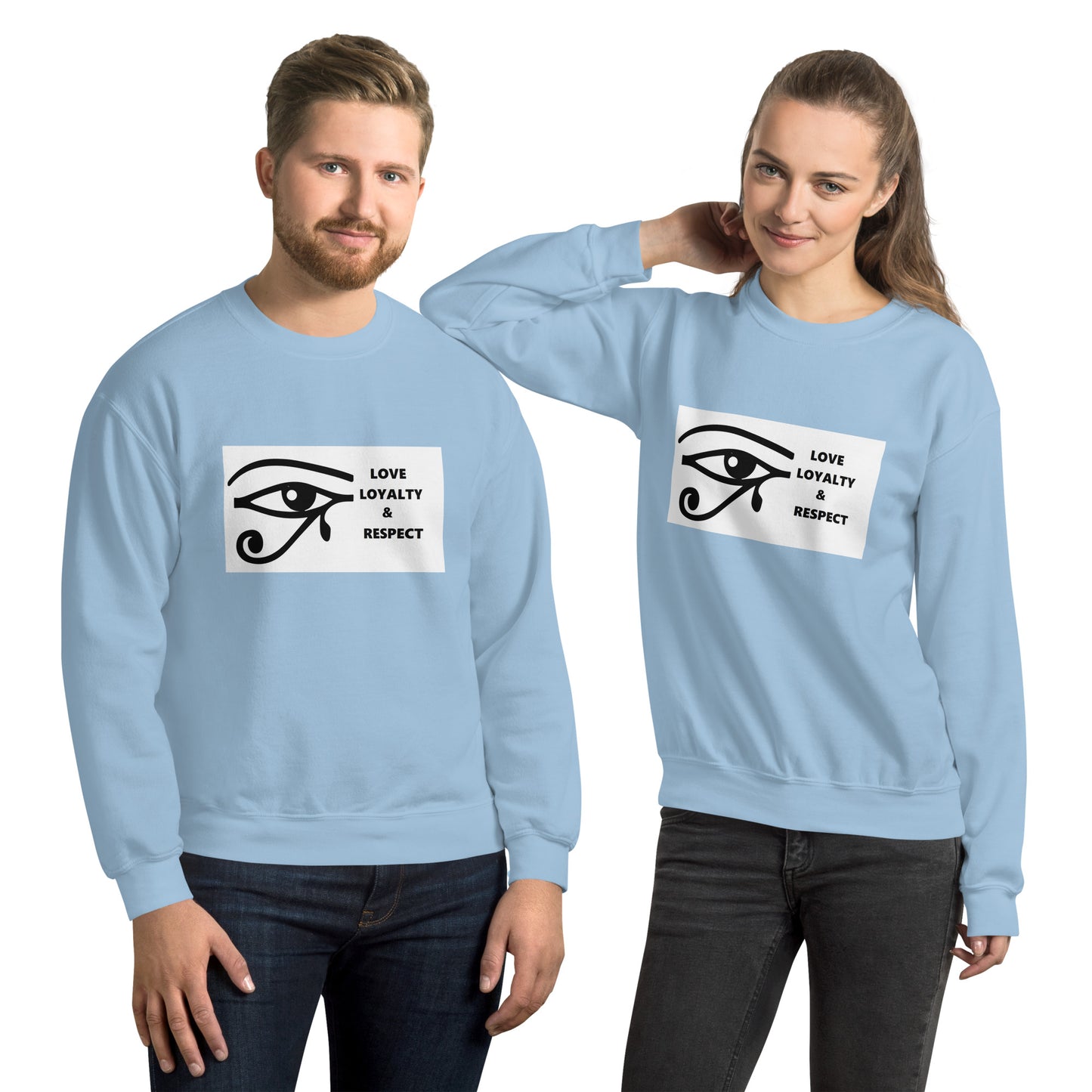 LOVE LOYALTY & RESPECT Premium Unisex Sweatshirt