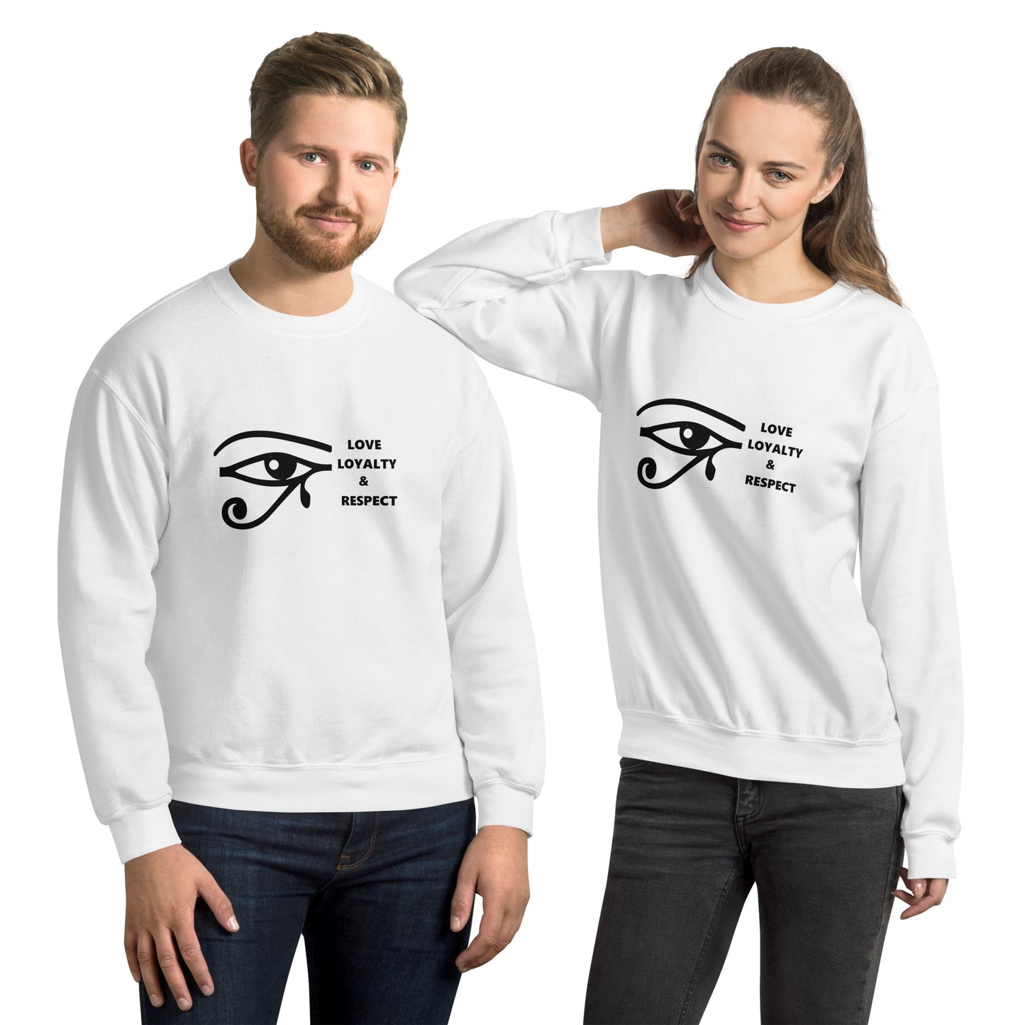 LOVE LOYALTY & RESPECT Premium Unisex Sweatshirt