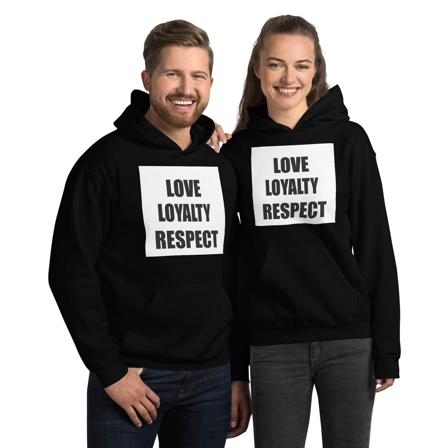 LOVE LOYALTY & RESPECT Unisex Hoodie Premium Clothing