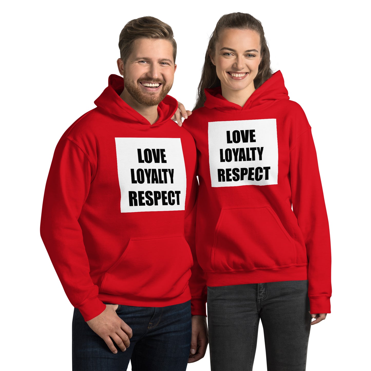 LOVE LOYALTY & RESPECT Unisex Hoodie Premium Clothing