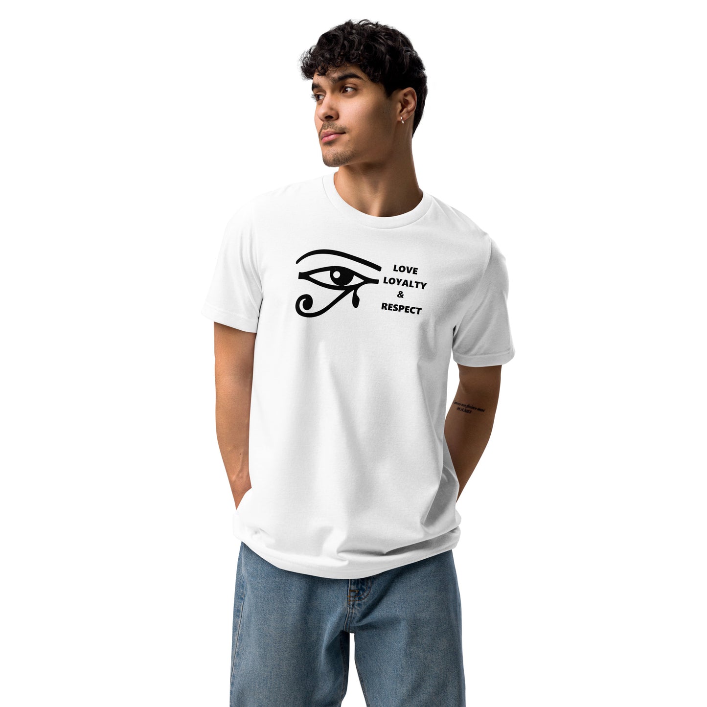 LOVE LOYALTY & RESPECT Unisex staple eco t-shirt premium clothing