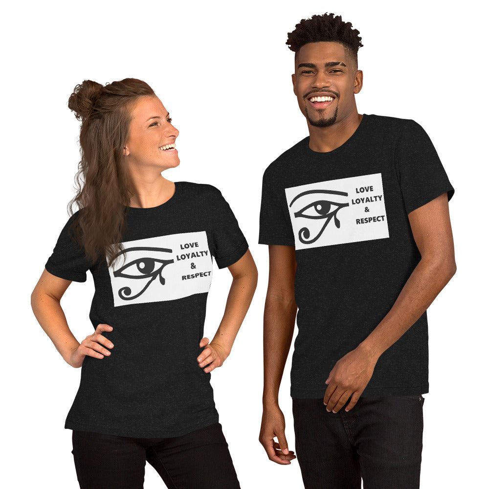 Love Loyalty & respect Unisex t-shirt